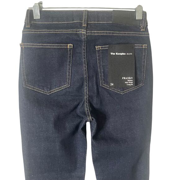 The Kooples Franky Skinny Jeans Womens 24 Dark Wash Stretch Cotton Denim - Picture 11 of 13